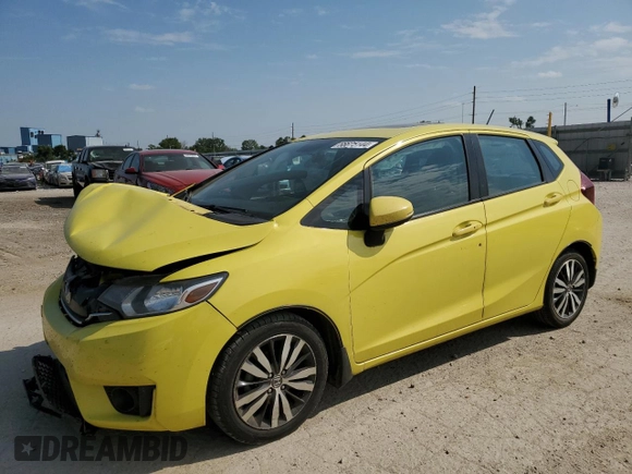 2016 Honda Fit EX-L with VIN 3HGGK5H88GM705850, listed as a Copart auction lot 66675144 with 21,689 mi miles and Salvage title. Bid and sale history available at DreamBid. Image 1.