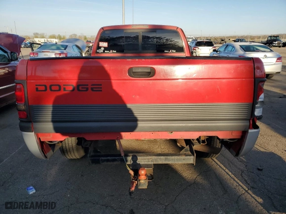 1998 Dodge Ram 1500 with VIN 1B7HC16Y9WS623837, listed as a Copart auction lot 51989225 with 189,336 mi miles and Salvage Title. Bid and sale history available at carsss.com. Image 6.