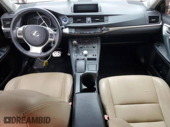 2011 Lexus CT 200h with VIN JTHKD5BH4B2039483, listed as a Copart auction lot 55633395 with Not provided miles and Clean title. Bid and sale history available at DreamBid. Image 8.