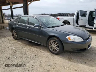 2012 Chevrolet Impala LTZ with VIN 2G1WC5E35C1315525, listed as a Copart auction lot 47987615 with 130,099 mi miles and Salvage Title. Bid and sale history available at DreamBid. Image 4.