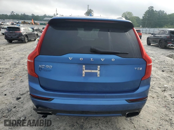 2018 Volvo XC90 R-Design with VIN YV4102KMXJ1337185, listed as a Copart auction lot 54086505 with 106,608 mi miles and Salvage Title. Bid and sale history available at DreamBid. Image 6.