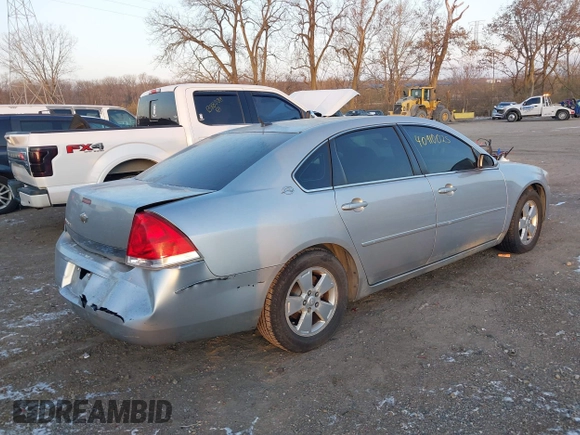 2006 Chevrolet Impala LT 3.5L with VIN 2G1WT58K669436007, listed as a IAAI auction lot 40910025 with 186,097 mi miles and . Bid and sale history available at DreamBid. Image 4.
