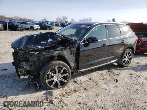 2018 Volvo XC60 Inscription with VIN YV4A22RL8J1016625, listed as a Copart auction lot 51474595 with 42,343 mi miles and Salvage Title. Bid and sale history available at carsss.com. Image 1.