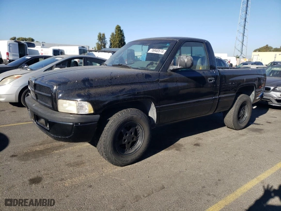 1998 Dodge Ram 1500 with VIN 1B7HC16Z0WS611021, listed as a Copart auction lot 76940574 with 191,580 mi miles and Clean Title. Bid and sale history available at carsss.com. Image 1.