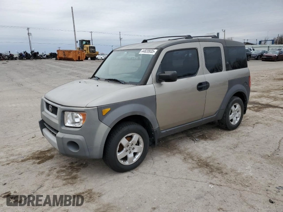 2004 Honda Element EX with VIN 5J6YH18604L013033, listed as a Copart auction lot 44820935 with 160,340 mi miles and Clean Title. Bid and sale history available at DreamBid. Image 1.