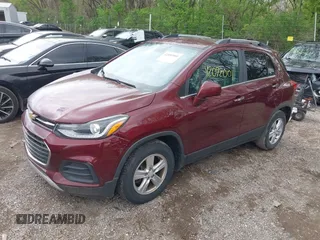 2017 Chevrolet Trax LT with VIN 3GNCJLSB0HL250919, listed as a IAAI auction lot 42092001 with 101,920 mi miles. Bid and sale history available at carsss.com. Image 2.