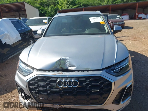2022 Audi Q5 S line Premium Plus with VIN WA1EAAFY8N2075153, listed as a IAAI auction lot 42317317 with 67,230 mi miles and . Bid and sale history available at DreamBid. Image 12.