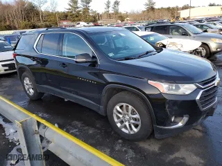 2018 Chevrolet Traverse LT Cloth with VIN 1GNEVGKWXJJ196615, listed as a Copart auction lot 45556125 with 125,642 mi miles and Salvage Title. Bid and sale history available at carsss.com. Image 4.