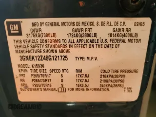 2006 Chevrolet Avalanche Z71 with VIN 3GNEK12Z46G121725, listed as a Copart auction lot 80238814 with 208,976 mi miles and Salvage Title. Bid and sale history available at carsss.com. Image 12.