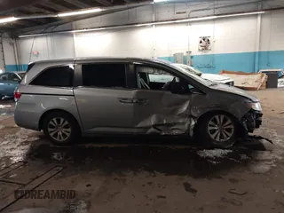 2017 Honda Odyssey EX-L with VIN 5FNRL5H62HB008134, listed as a IAAI auction lot 41378943 with 197,937 mi miles and . Bid and sale history available at DreamBid. Image 13.