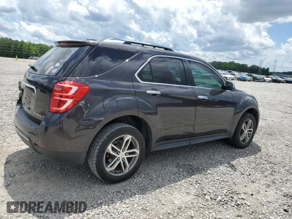 2016 Chevrolet Equinox LTZ z VIN 2GNALDEK4G6289826, wystawiony jako Copart lot #56425745 z przebiegiem 126 695 mil mil oraz Szkoda całkowita • Salvage title. Historia ofert i sprzedaży dostępna na DreamBid. Obrazek 3.