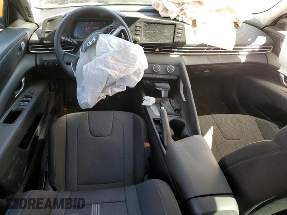 2025 Hyundai Elantra SE with VIN KMHLL4DG5SU860163, listed as a Copart auction lot 49265235 with 859 mi miles and Salvage title. Bid and sale history available at DreamBid. Image 8.