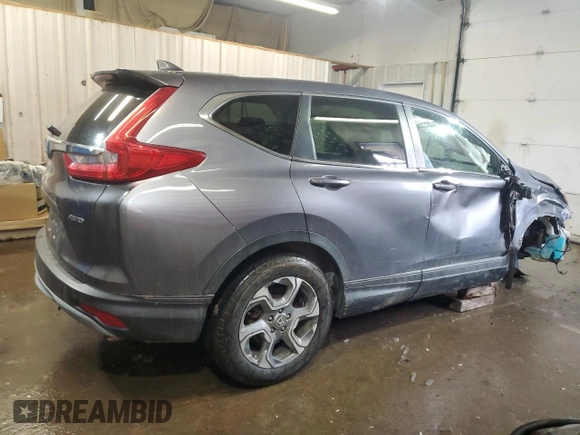 2017 Honda CR-V EX-L with VIN 5J6RW2H82HL027801, listed as a Copart auction lot 46610125 with 100,211 mi miles and Salvage Title. Bid and sale history available at carsss.com. Image 3.