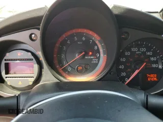 2015 Nissan 370Z Nismo z VIN JN1AZ4EH3FM441254, wystawiony jako Copart lot #52646145 z przebiegiem 74 303 mil mil oraz Szkoda całkowita • Salvage title. Historia ofert i sprzedaży dostępna na DreamBid. Obrazek 9.