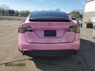 2023 Tesla Model X with VIN 7SAXCBE58PF366762, listed as a Copart auction lot 54133945 with Not Provided miles and Salvage Title. Bid and sale history available at DreamBid. Image 6.