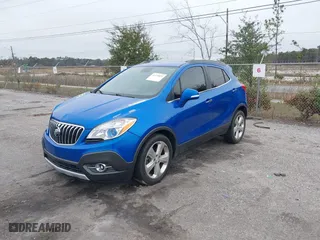 2015 Buick Encore Convenience with VIN KL4CJBSB3FB123240, listed as a IAAI auction lot 41176651 with 159,147 mi miles. Bid and sale history available at carsss.com. Image 18.