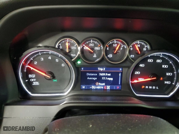 2019 Chevrolet Silverado 1500 LT with VIN 1GCUYDED3KZ373710, listed as a Copart auction lot 51217455 with 148,074 mi miles and Clean Title. Bid and sale history available at carsss.com. Image 9.