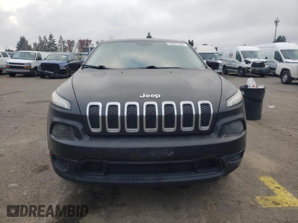 2014 Jeep Cherokee Sport with VIN 1C4PJMAB2EW268331, listed as a Copart auction lot 69627902 with 99,567 mi miles and Salvage Title. Bid and sale history available at carsss.com. Image 5.