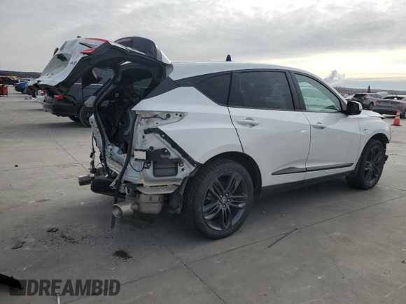 2022 Acura RDX w/A-Spec Package with VIN 5J8TC1H66NL003186, listed as a Copart auction lot 89118135 with 36,717 mi miles and Salvage Title. Bid and sale history available at carsss.com. Image 3.