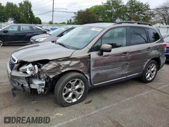 2018 Subaru Forester Touring with VIN JF2SJAWC9JH570189, listed as a Copart auction lot 57940935 with 76,574 mi miles and Salvage title. Bid and sale history available at DreamBid. Image 1.