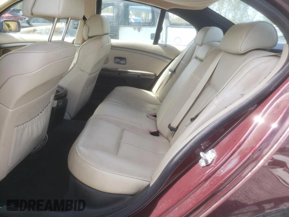 2006 BMW 7 Series 750i with VIN WBAHL83526DT06180, listed as a Copart auction lot 51609245 with 164,690 mi miles and Salvage Title. Bid and sale history available at carsss.com. Image 10.