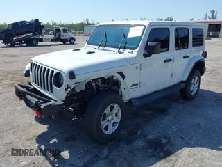 2020 Jeep Wrangler Unlimited Sahara с VIN 1C4HJXEN1LW104950, выставлен на аукционе IAAI как лот 42278650 с пробегом 40 638 миль миль и . История ставок и продаж доступна на DreamBid. Изображение 2.