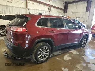 2019 Jeep Cherokee Latitude Plus with VIN 1C4PJLLB3KD111518, listed as a Copart auction lot 59540335 with 70,711 mi miles and Salvage title. Bid and sale history available at DreamBid. Image 3.