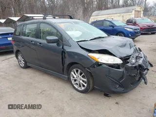 2012 Mazda 5 Touring with VIN JM1CW2CL6C0107233, listed as a IAAI auction lot 41332199 with 130,428 mi miles. Bid and sale history available at carsss.com. Image 1.