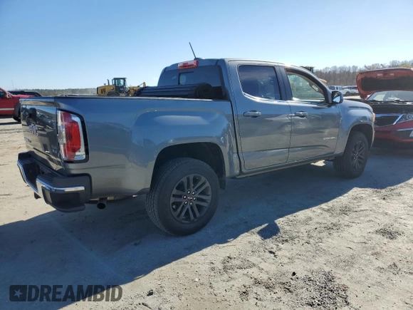 2020 GMC Canyon 2WD SLE with VIN 1GTG5CEN4L1136961, listed as a Copart auction lot 81140804 with 53,485 mi miles and Clean Title. Bid and sale history available at carsss.com. Image 3.