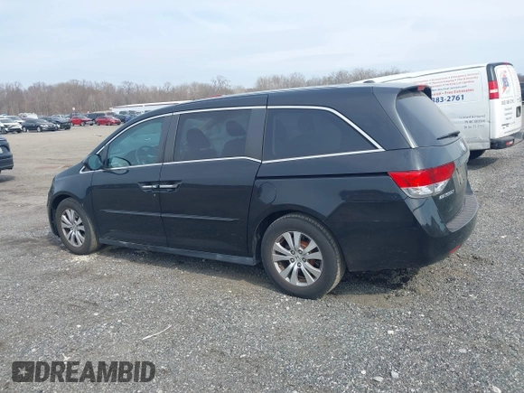 2017 Honda Odyssey EX-L with VIN 5FNRL5H65HB026014, listed as a IAAI auction lot 41719790 with 61,429 mi miles and . Bid and sale history available at DreamBid. Image 14.