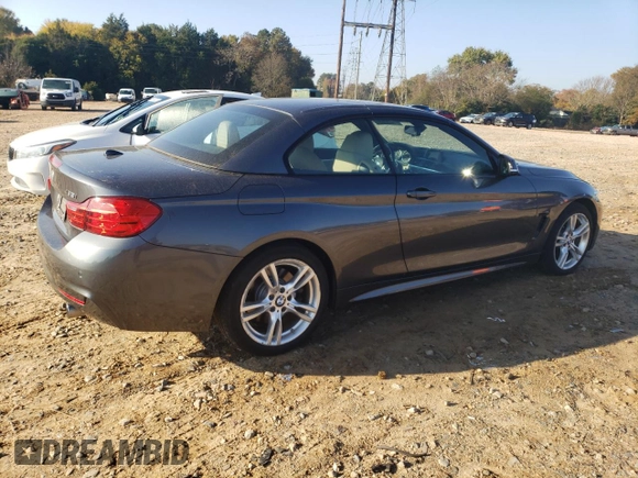 2015 BMW 4 Series 435i xDrive with VIN WBA3T7C52F5A36871, listed as a Copart auction lot 76687684 with 79,749 mi miles and Salvage title. Bid and sale history available at DreamBid. Image 3.