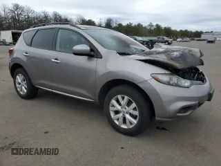 2011 Nissan Murano S with VIN JN8AZ1MW7BW179463, listed as a Copart auction lot 53971925 with Not Provided miles and Salvage Title. Bid and sale history available at DreamBid. Image 4.