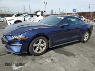 2020 Ford Mustang EcoBoost with VIN 1FA6P8TH6L5130481, listed as a Copart auction lot 47137745 with 56,408 mi miles and Salvage Title. Bid and sale history available at carsss.com. Image 1.