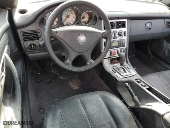 2001 Mercedes-Benz SLK-Class Kompressor with VIN WDBKK49F31F232414, listed as a Copart auction lot 78304774 with 0 mi miles and Salvage Title. Bid and sale history available at carsss.com. Image 8.