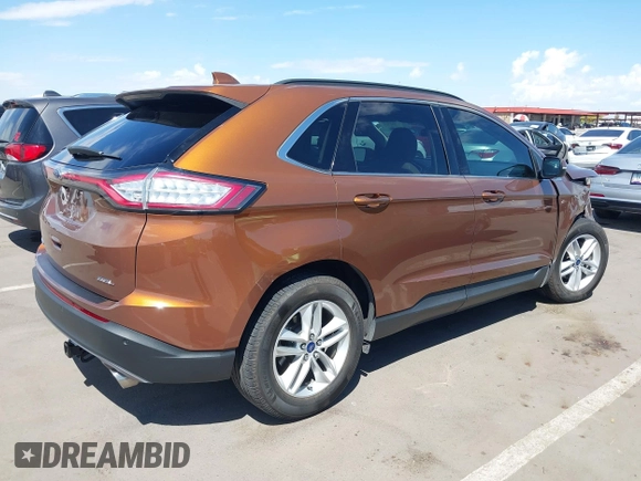 2017 Ford Edge SEL with VIN 2FMPK3J8XHBB97005, listed as a IAAI auction lot 42032696 with 81,727 mi miles. Bid and sale history available at carsss.com. Image 4.