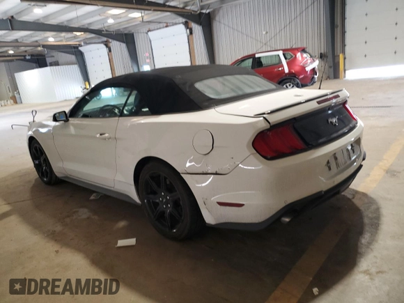 2018 Ford Mustang EcoBoost Premium with VIN 1FATP8UH9J5124396, listed as a Copart auction lot 61781055 with 105,036 mi miles and Salvage title. Bid and sale history available at DreamBid. Image 2.