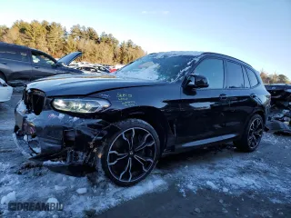 2022 BMW X3 M with VIN 5YM13EC0XN9J14134, listed as a Copart auction lot 41452404 with 55,025 mi miles. Bid and sale history available at carsss.com. Image 1.