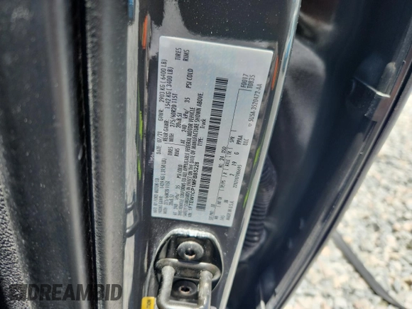 2021 Ford F-150 XL with VIN 1FTEW1CP1MFB85228, listed as a Copart auction lot 61338555 with Not provided miles and Salvage title. Bid and sale history available at DreamBid. Image 12.