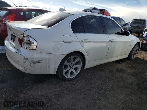 2006 BMW 3 Series 330xi with VIN WBAVD33556KV67236, listed as a Copart auction lot 42151415 with 0 mi miles and Salvage Title. Bid and sale history available at carsss.com. Image 3.