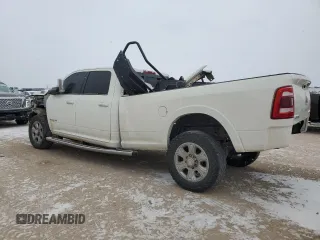 2021 Ram 3500 Laramie with VIN 3C63R3JL8MG622643, listed as a Copart auction lot 45374615 with 110,378 mi miles and Salvage Title. Bid and sale history available at carsss.com. Image 2.