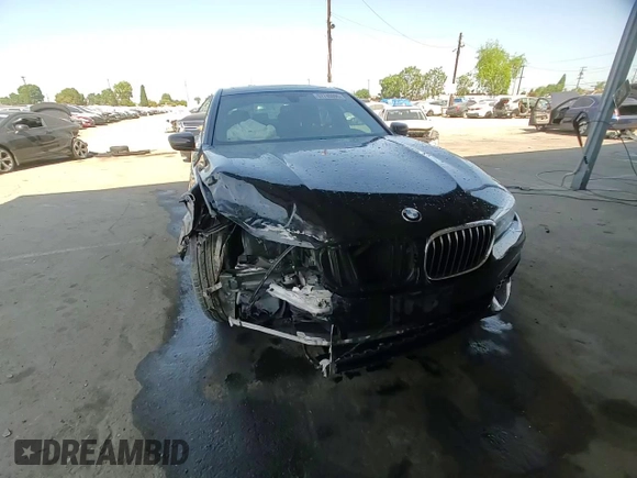 2016 BMW 7 Series 740i with VIN WBA7E2C55GG547282, listed as a Copart auction lot 57740095 with Not provided miles and Salvage title. Bid and sale history available at DreamBid. Image 13.