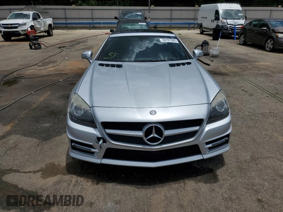 2016 Mercedes-Benz SLK 300 with VIN WDDPK3JA3GF121796, listed as a Copart auction lot 59791585 with 72,896 mi miles and Salvage title. Bid and sale history available at DreamBid. Image 5.
