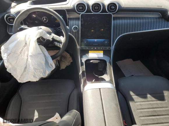 2024 Mercedes-Benz GLC with VIN W1NKM4GB5RF166044, listed as a Copart auction lot 47439195 with 6,311 mi miles and Salvage Title. Bid and sale history available at carsss.com. Image 8.