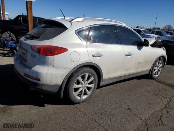 2012 Infiniti EX35 Journey with VIN JN1AJ0HR1CM450440, listed as a Copart auction lot 47045645 with 142,008 mi miles and Salvage Title. Bid and sale history available at carsss.com. Image 3.