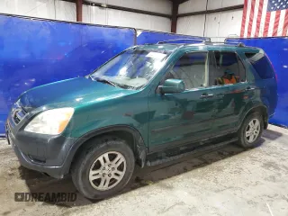 2002 Honda CR-V EX with VIN JHLRD78862C039307, listed as a Copart auction lot 49496985 with 286,836 mi miles and Clean Title. Bid and sale history available at carsss.com. Image 1.