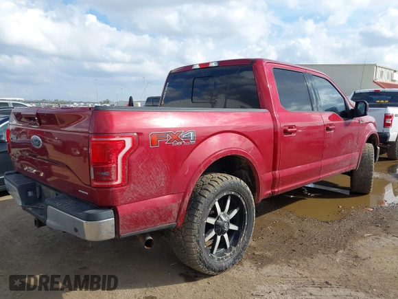 2015 Ford F-150 XLT with VIN 1FTEW1EF0FKD54685, listed as a IAAI auction lot 41503322 with 130,708 mi miles and . Bid and sale history available at DreamBid. Image 4.