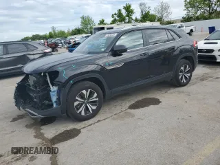 2024 Volkswagen Atlas SE with VIN 1V2DE2CAXRC240413, listed as a Copart auction lot 55838335 with 11,431 mi miles and Salvage title. Bid and sale history available at DreamBid. Image 1.