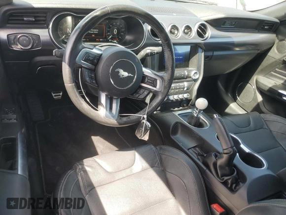 2021 Ford Mustang Mach 1 with VIN 1FA6P8R07M5550673, listed as a Copart auction lot 53577895 with 44,158 mi miles and Salvage title. Bid and sale history available at DreamBid. Image 8.