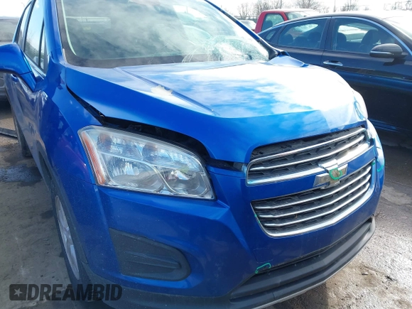 2016 Chevrolet Trax LT with VIN KL7CJPSB2GB542570, listed as a IAAI auction lot 41448934 with 160,468 mi miles and . Bid and sale history available at DreamBid. Image 6.