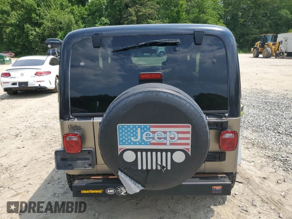 2004 Jeep Wrangler SE with VIN 1J4FA29164P797604, listed as a Copart auction lot 59978155 with 166,888 mi miles and Clean title. Bid and sale history available at DreamBid. Image 6.